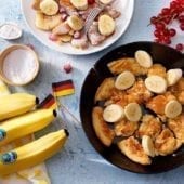 Kaiserschmarrn met Chiquita banaan en rode bessen